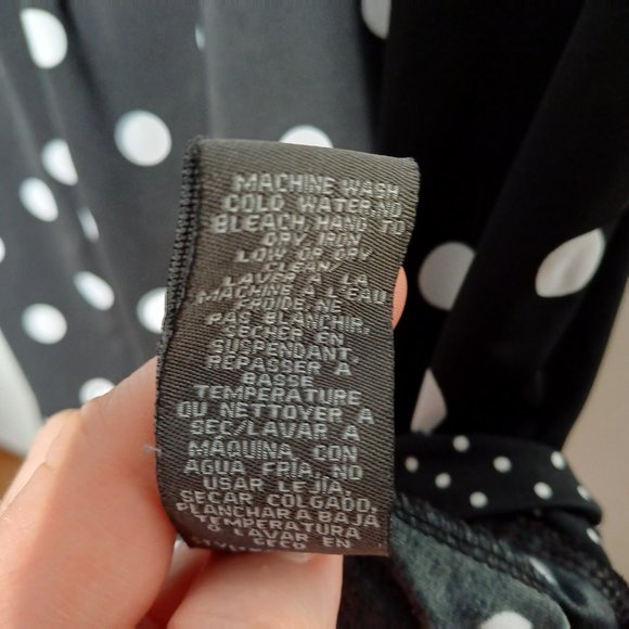 Polka Dots Suzy Shier M Top Blouse - Picture 11 of 12